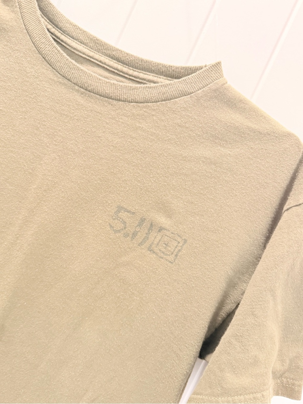 5.11 Tactical Men's Short Sleeve Crew Tee in Tan